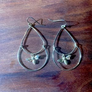 Bee Charm Earrings